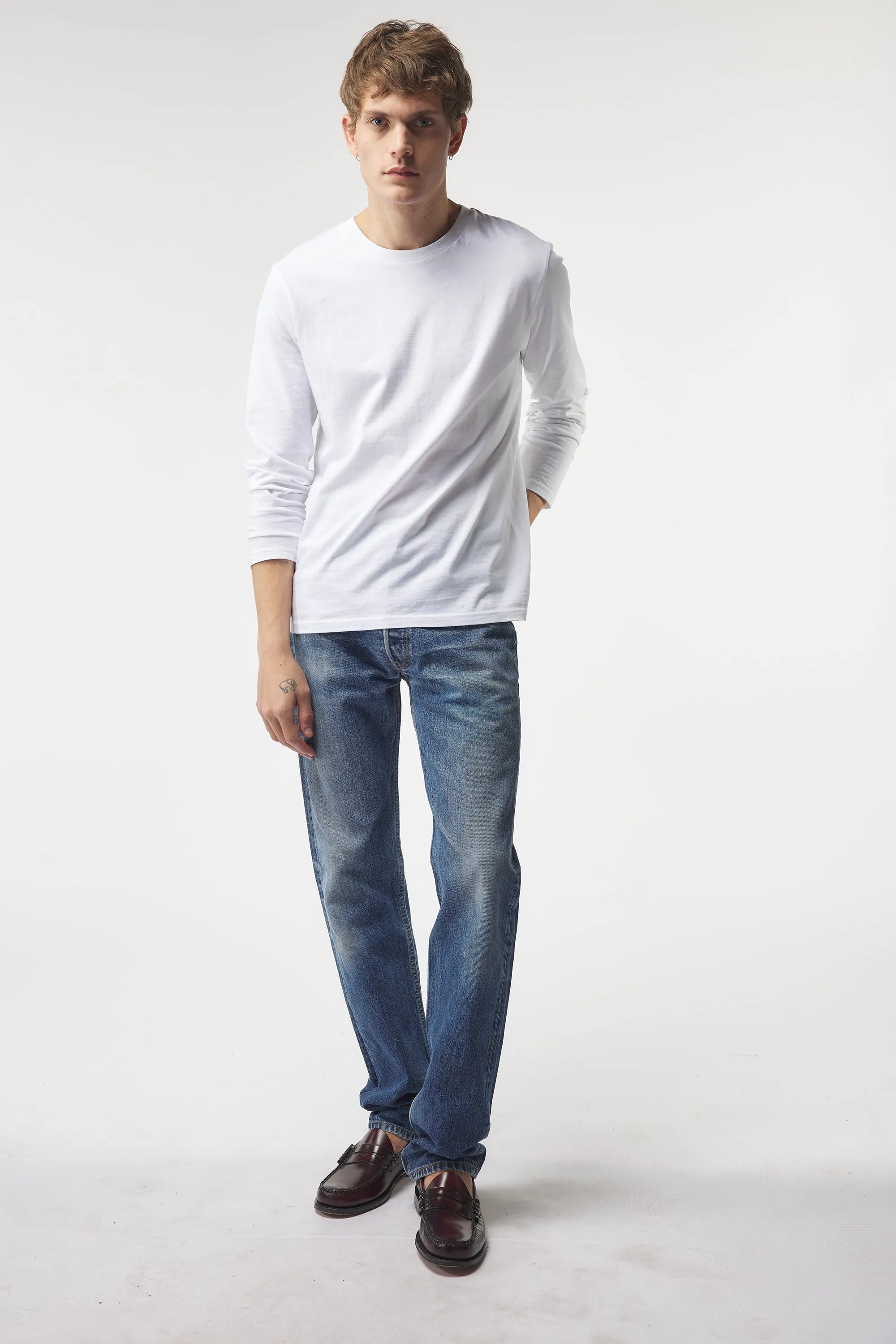 Long Sleeve T-Shirt Pack (3 for 2) - Black, White, Navy