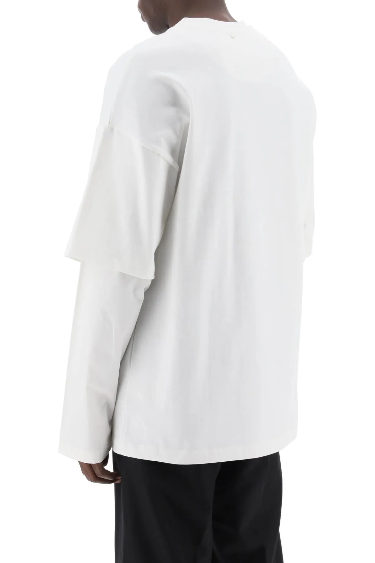 long-sleeved layered t-shirt 24E28OAJ11 COT00912 OFF WHITE