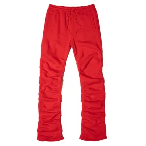 Makobi Sweatpants - F6220 Malik Stacked - Red