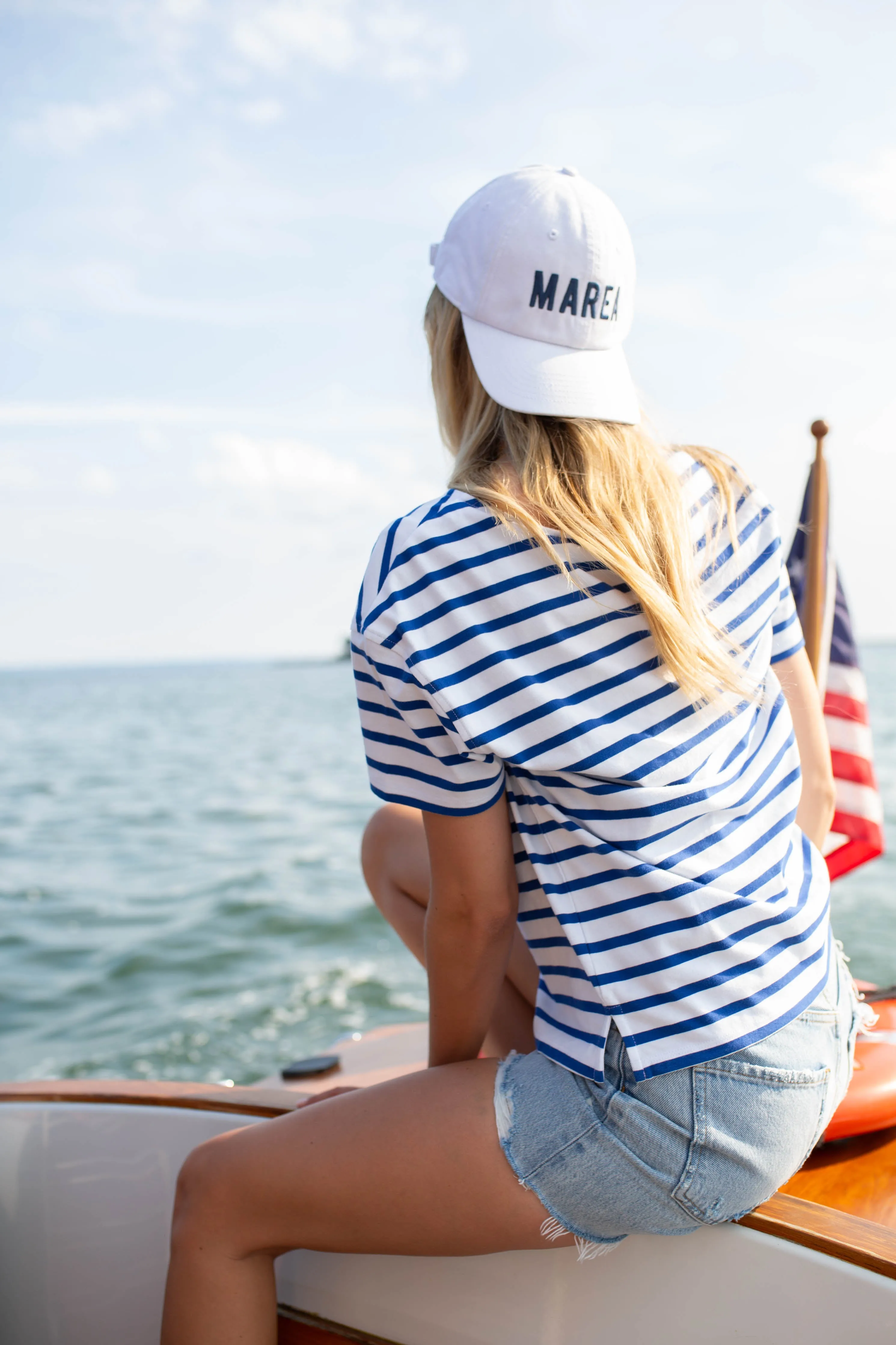 Marea  Baseball Hat - White