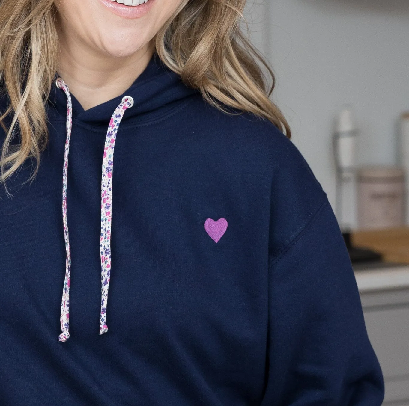 Navy Liberty Drawstring Hoodie - Limited Edition