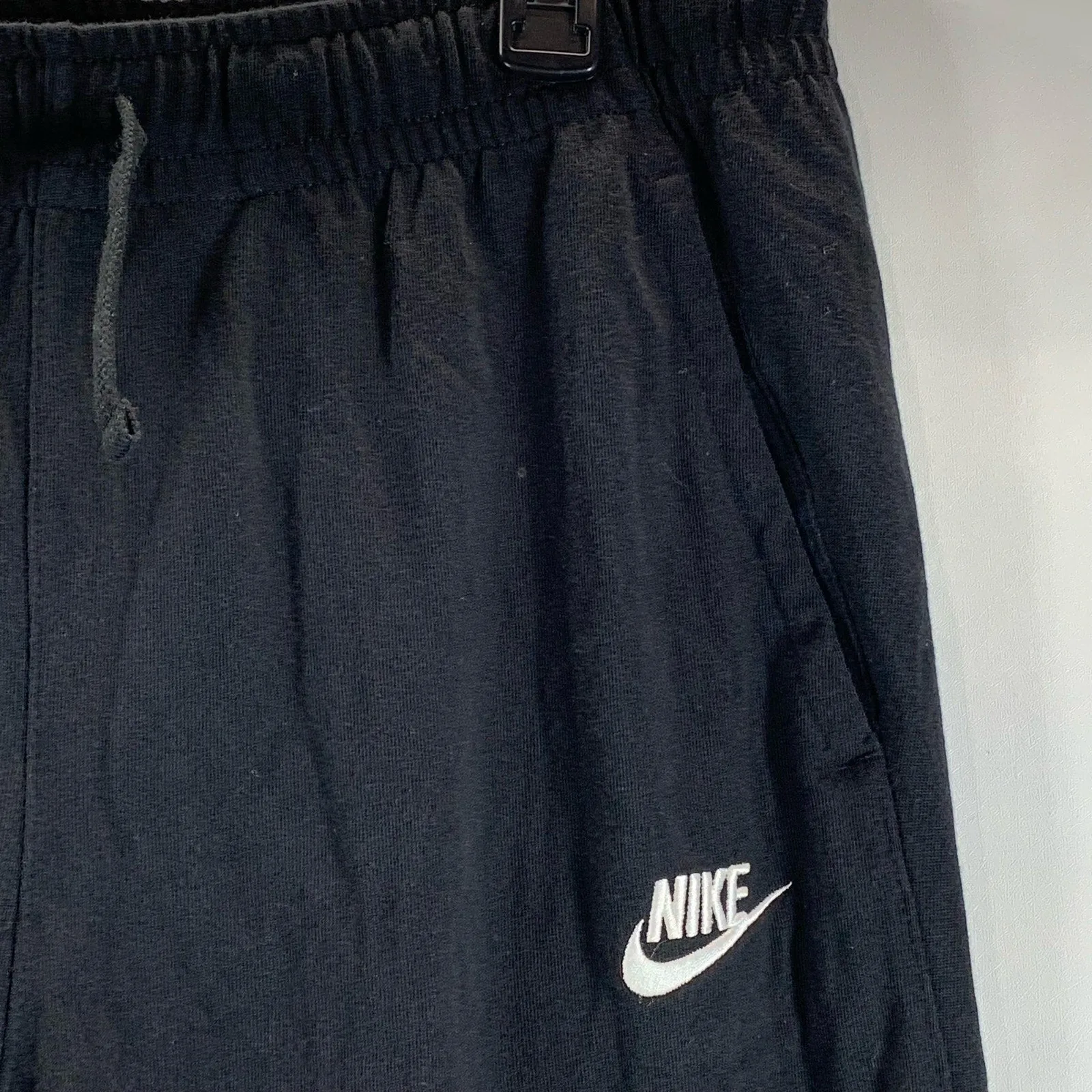 NIKE Sportswear Men's Black Lightweight Drawstring Pull-On Jogger Sweatpant SZ M