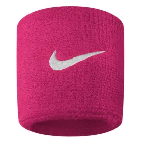 Nike Swoosh Wristbands 2 Pack (Vivid pink/White)