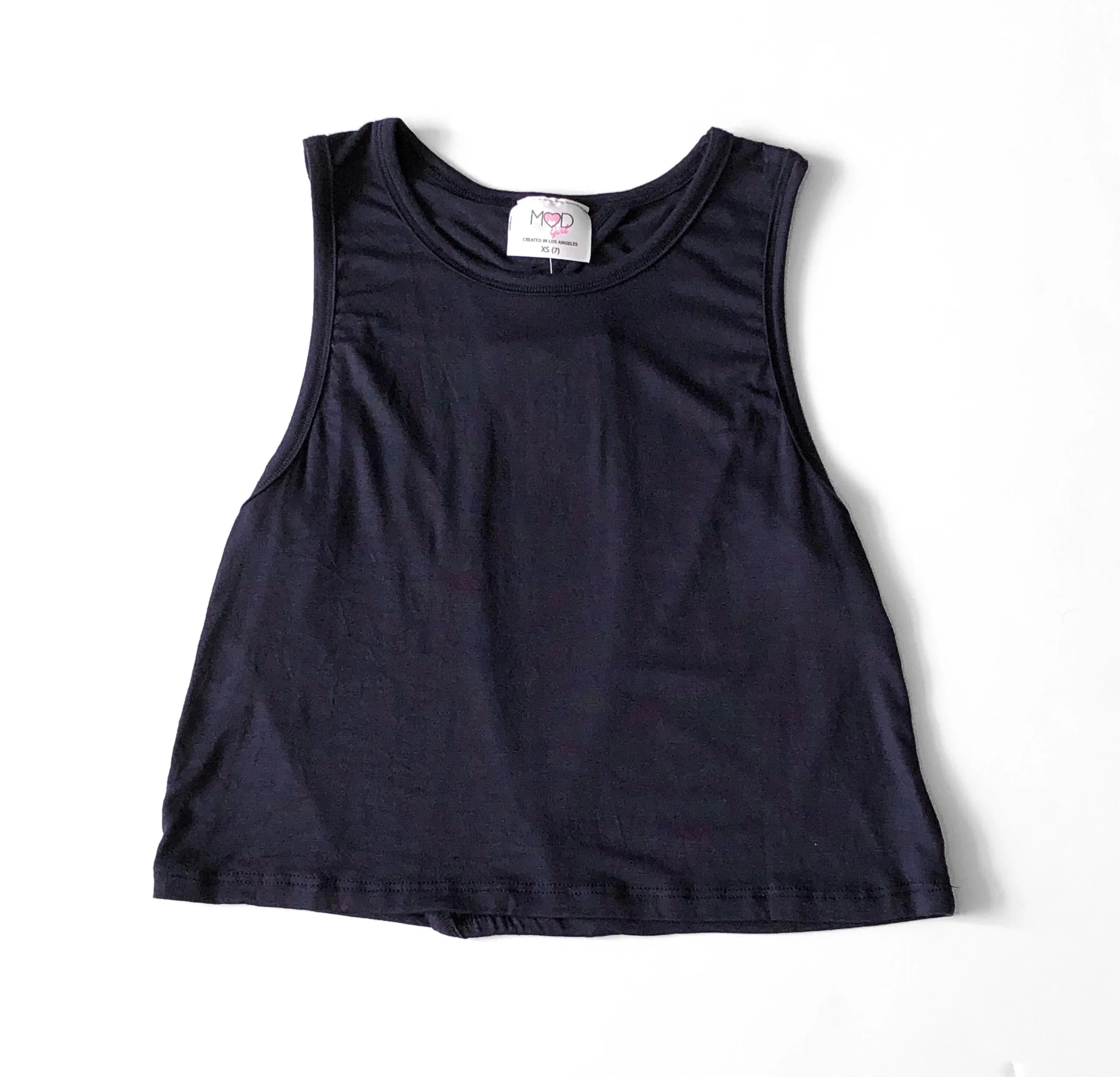 Open Back Tank Navy