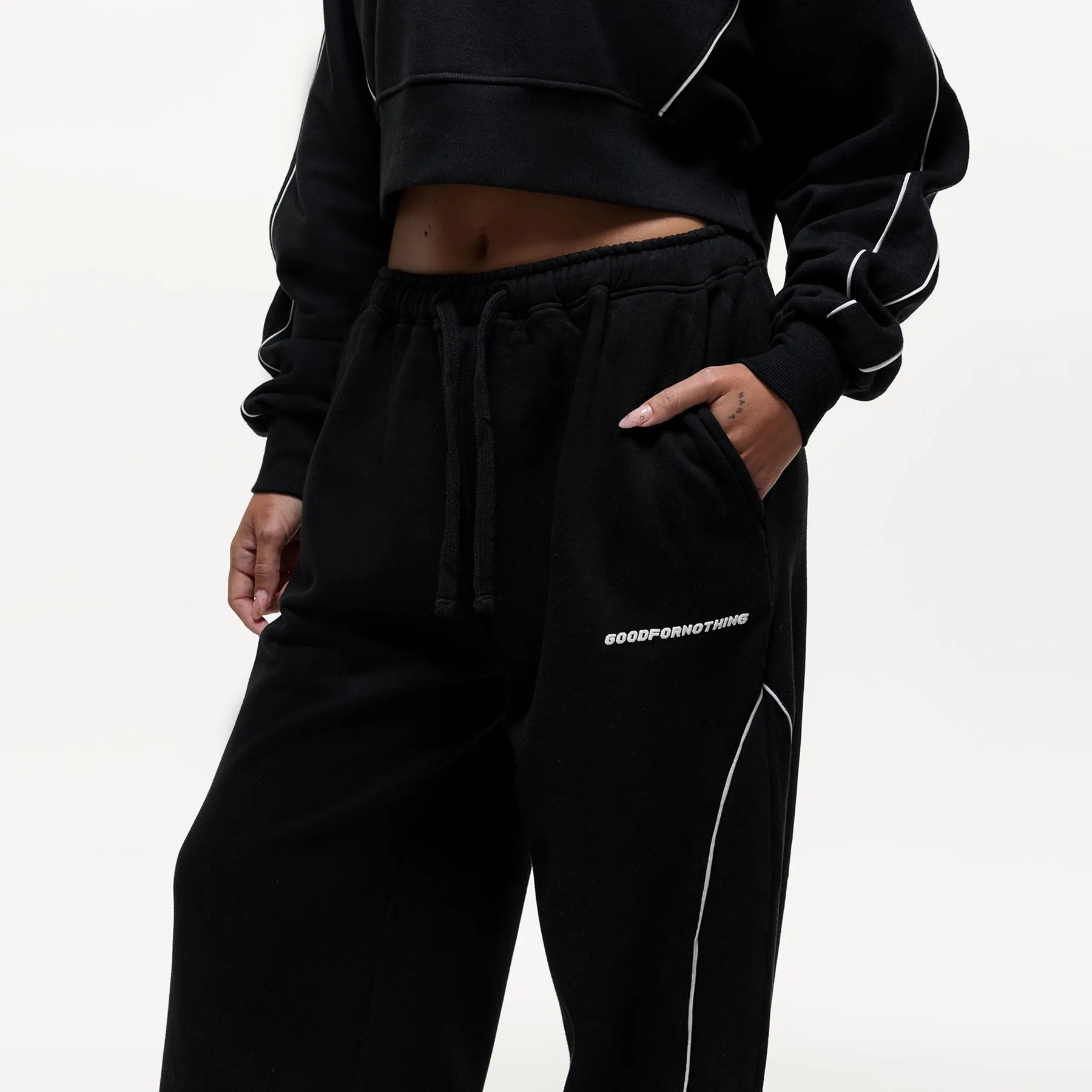 Outline Black Sweatpants (Final Sale)