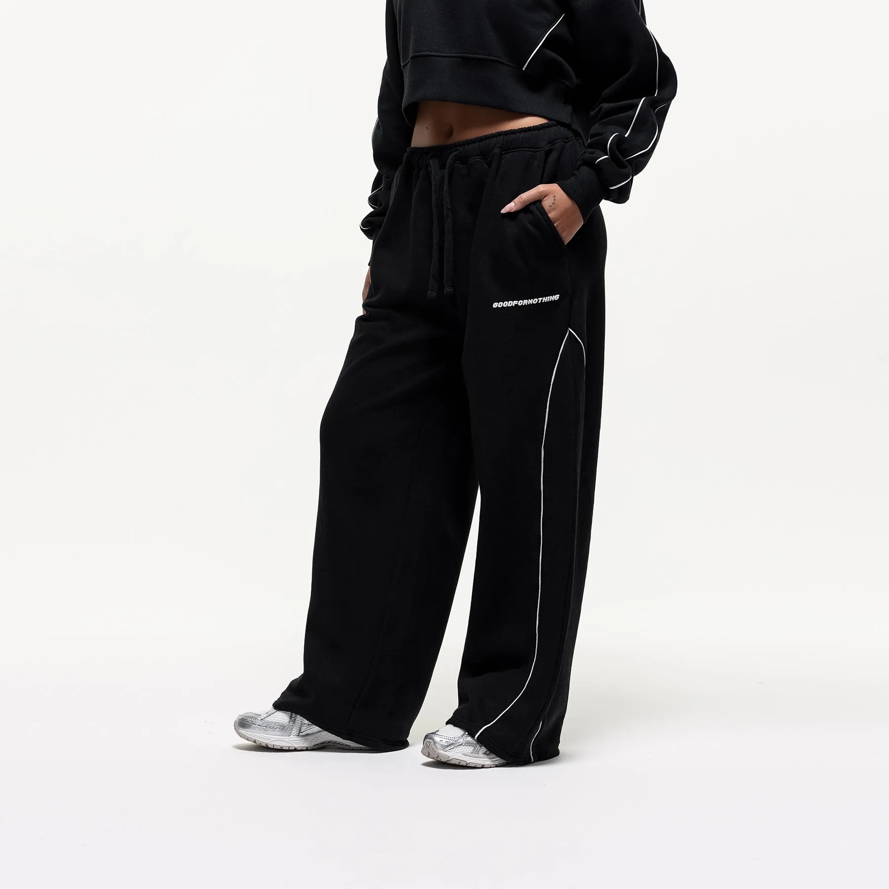 Outline Black Sweatpants (Final Sale)