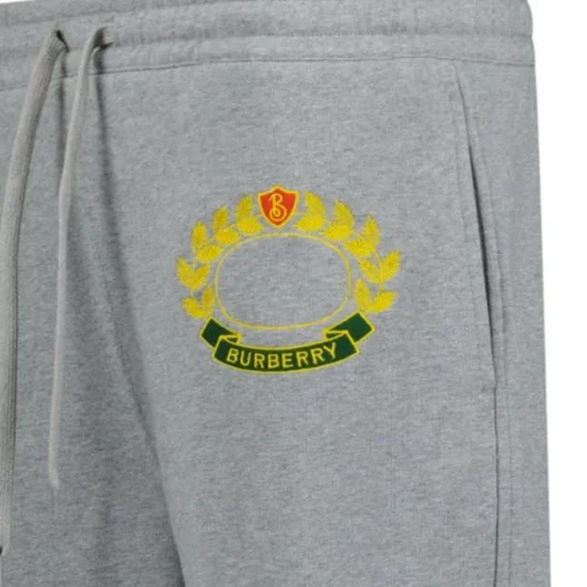 'Oxted' Logo Cuffed Sweat Pants Grey