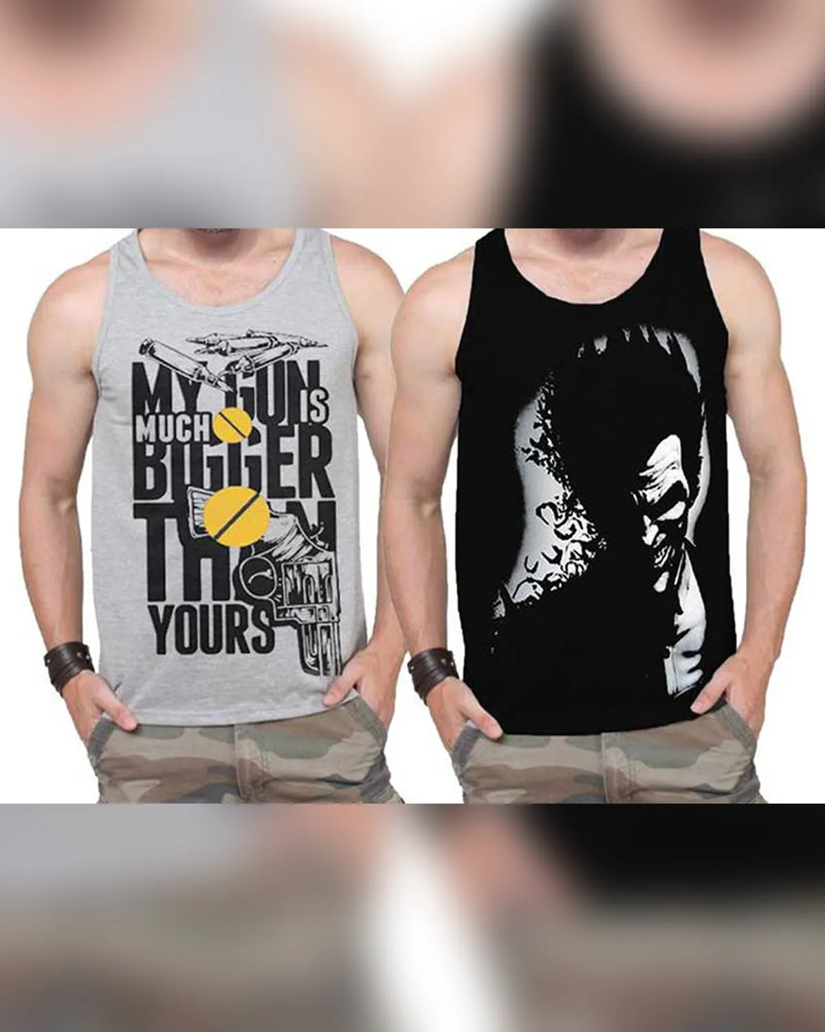 (Pack of 2) Men Vest / Multicolor