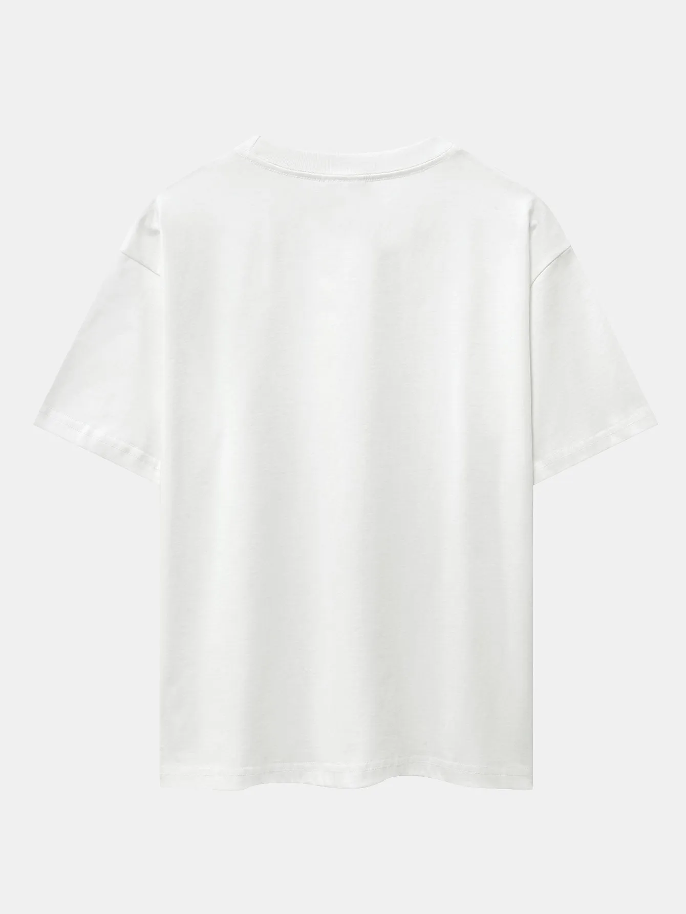 Palm Tree Yellow Background Print Oversize T-Shirt