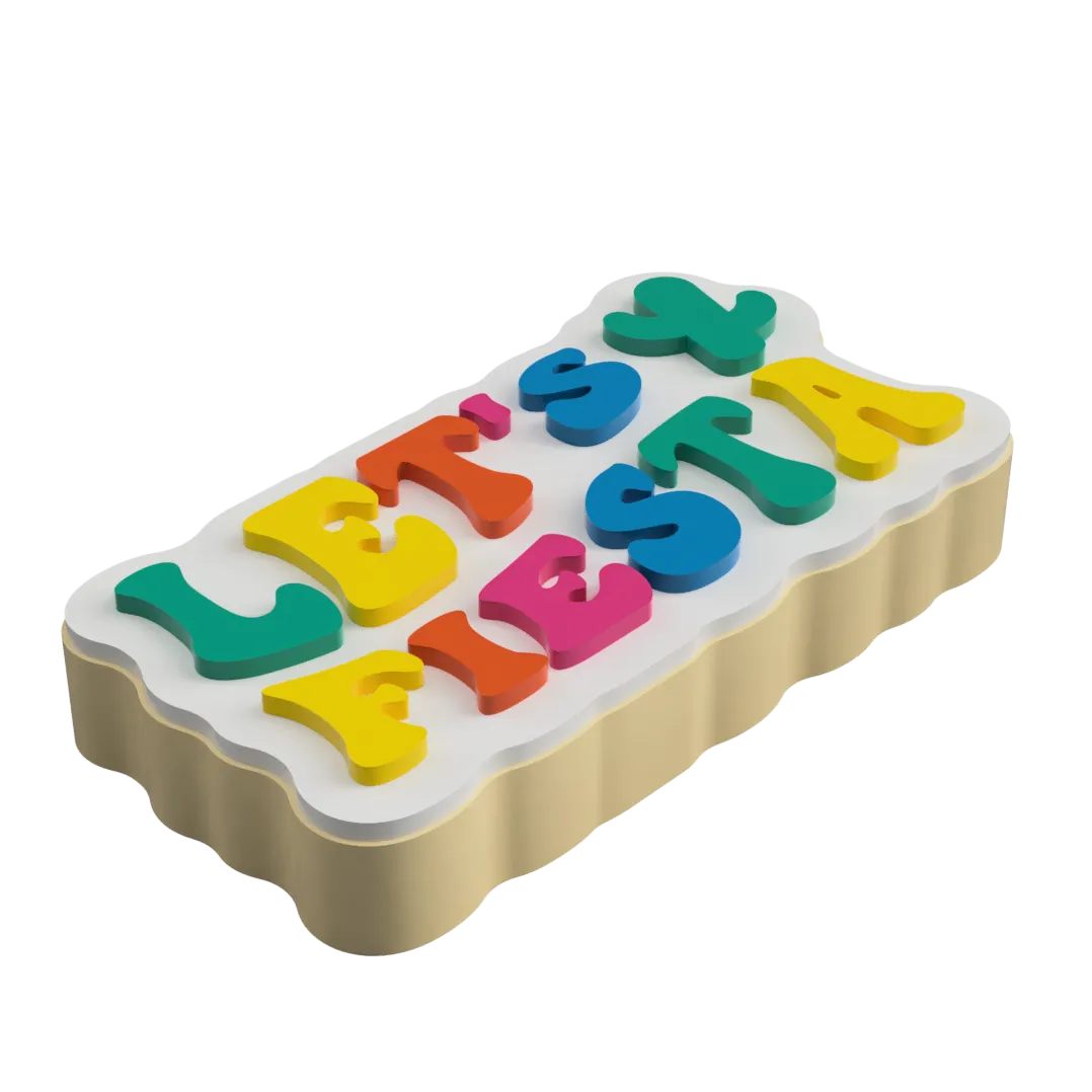 "Let's Fiesta" Layered Cookie Cutter