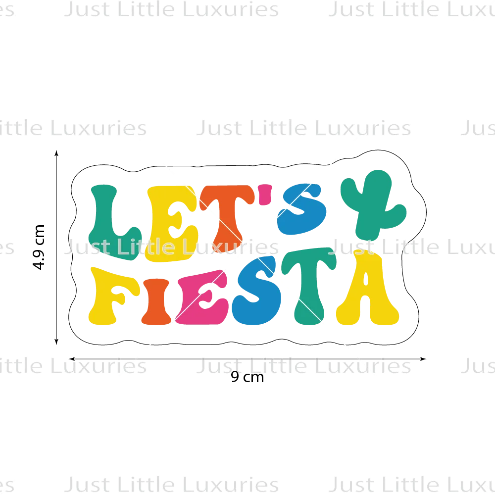 "Let's Fiesta" Layered Cookie Cutter