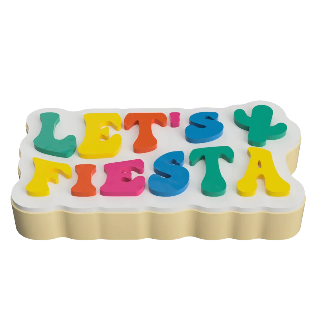 "Let's Fiesta" Layered Cookie Cutter