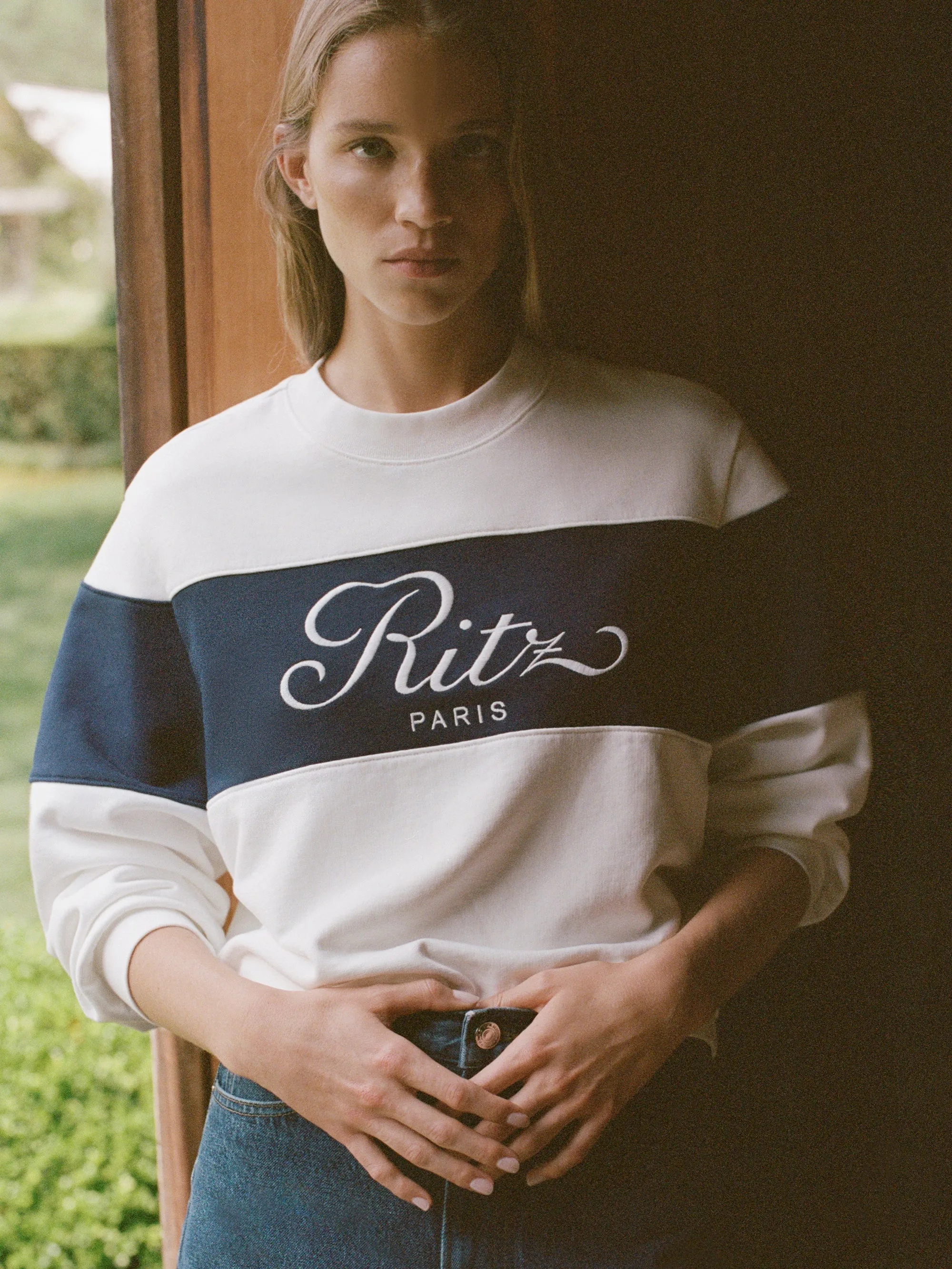 Ritz Unisex Sport Sweatshirt -- Cream