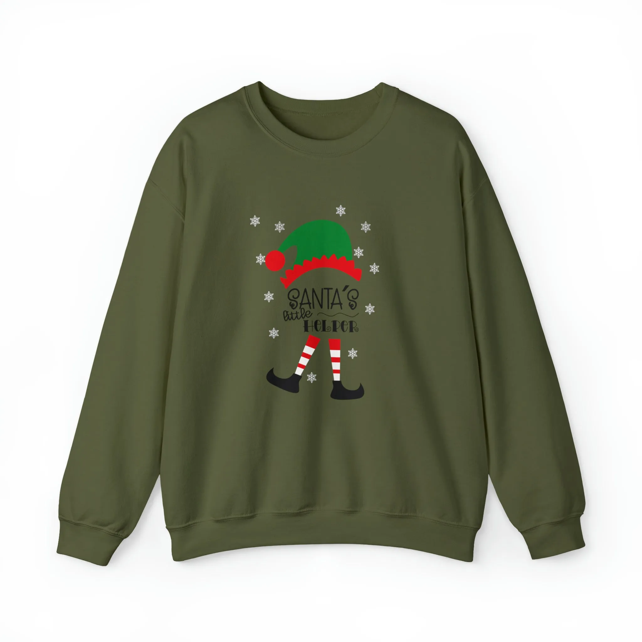 Santa's Little Helper Sweatshirt,Christmas Shirt,Christmas Gift,Trendy Christmas Tshirt,Santa Shirt, Christmas Party Tee, Matching Christmas