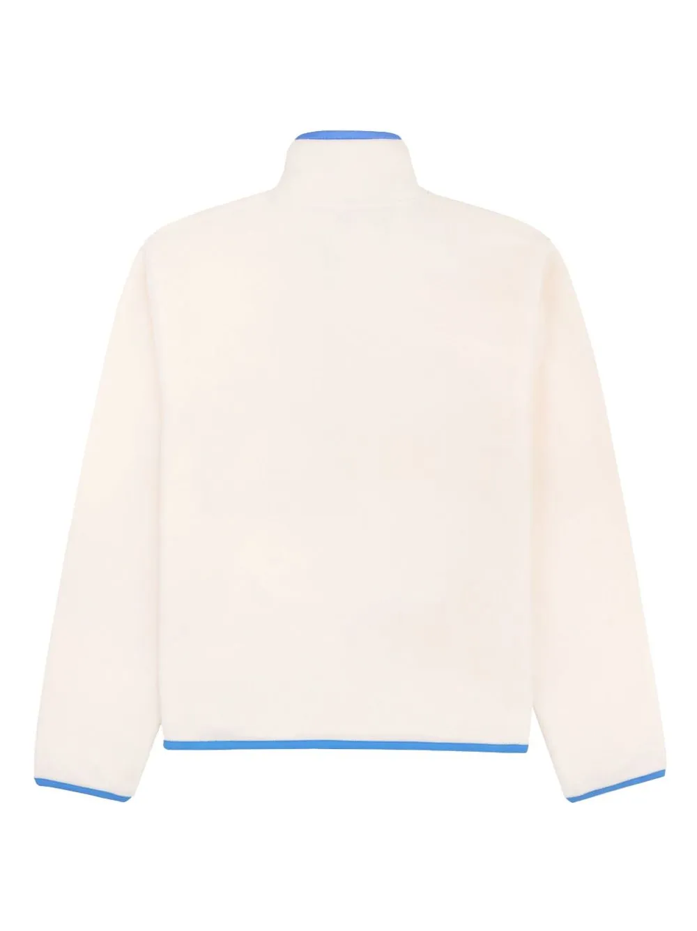 Serif logo-embroidered polar sweatshirt