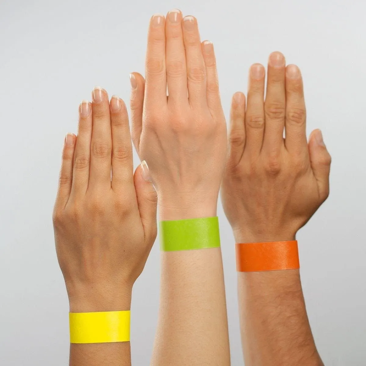 Sigel Event Wristbands Super Soft, adhesive seal, printable, 120/pack, Neon Green