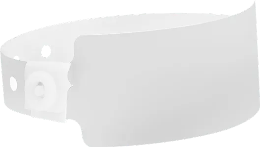Soft Comfort 1" x 10", Wide Face, Snapped Wristband