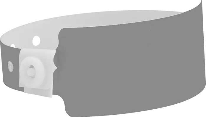 Soft Comfort 1" x 10", Wide Face, Snapped Wristband