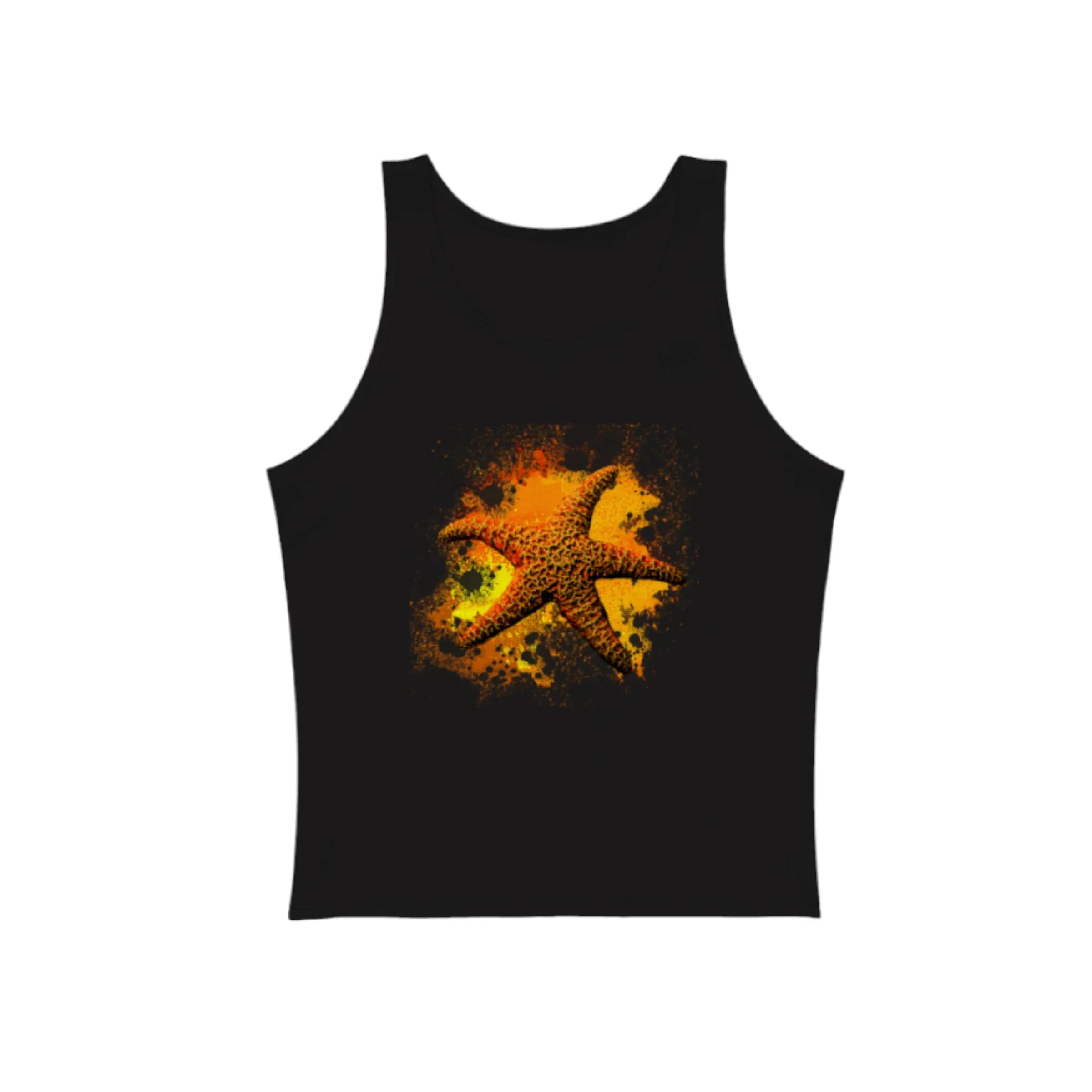 Starfish Orange Premium Unisex Tank Top