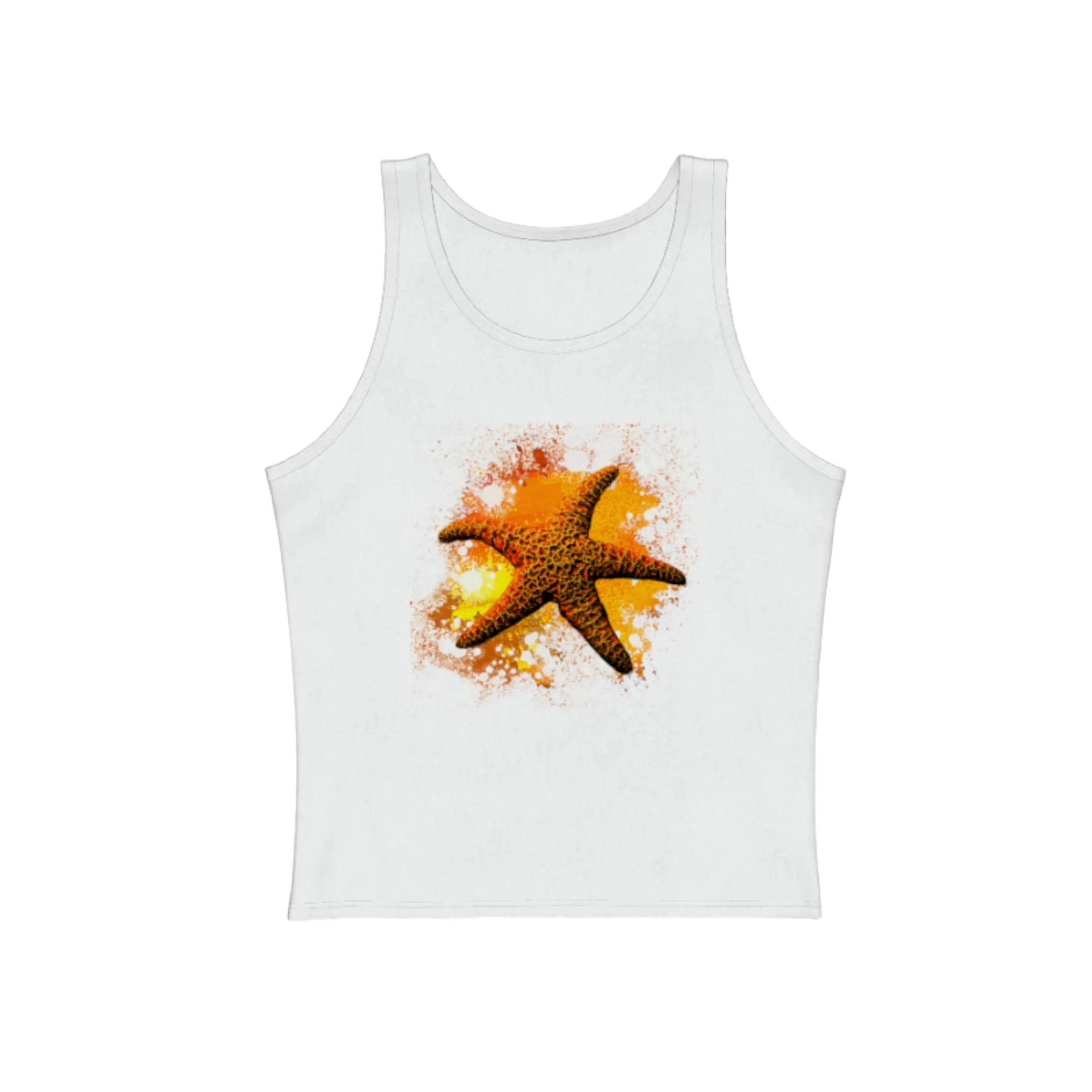 Starfish Orange Premium Unisex Tank Top