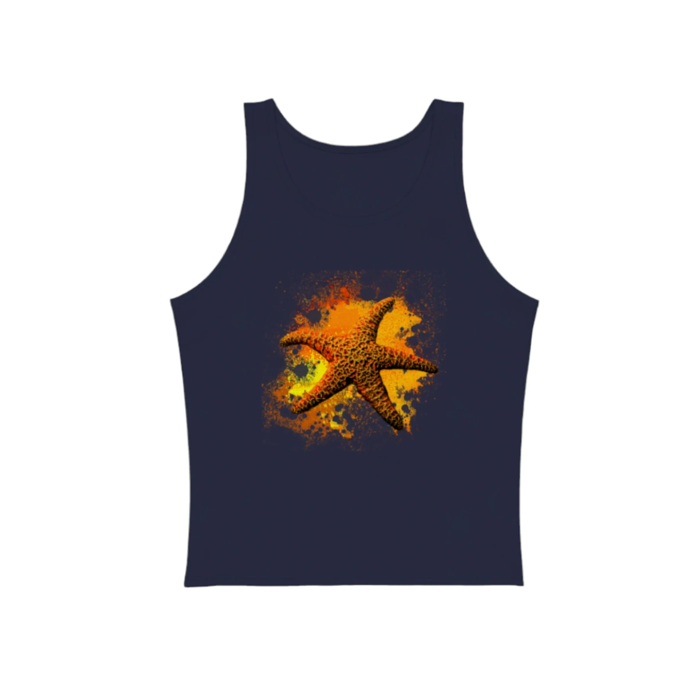 Starfish Orange Premium Unisex Tank Top
