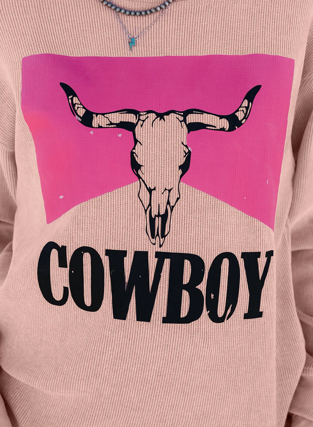 Steer Head Cowboy WomenPullover Sweatshirt