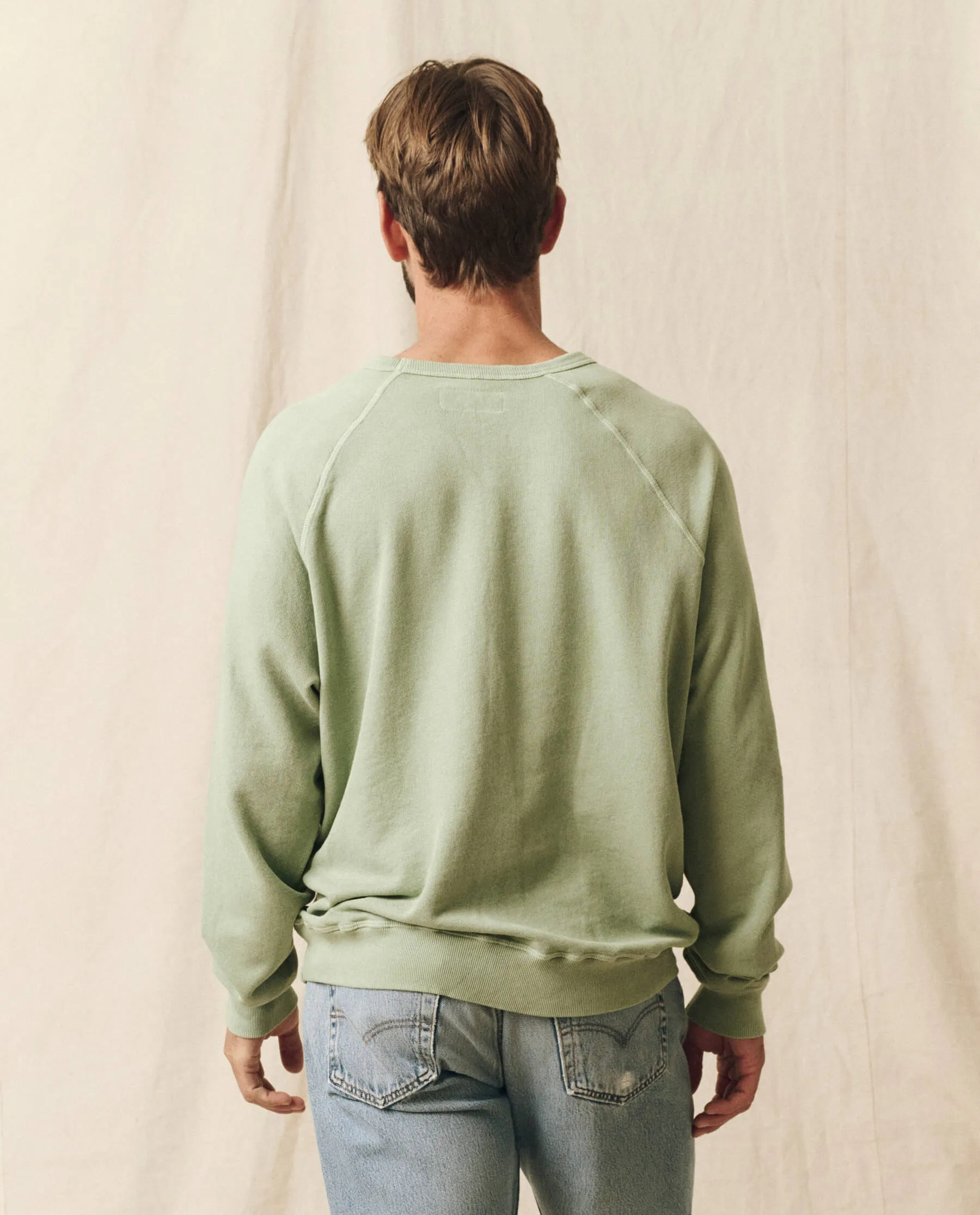 The Men's College Sweatshirt. -- Pistachio