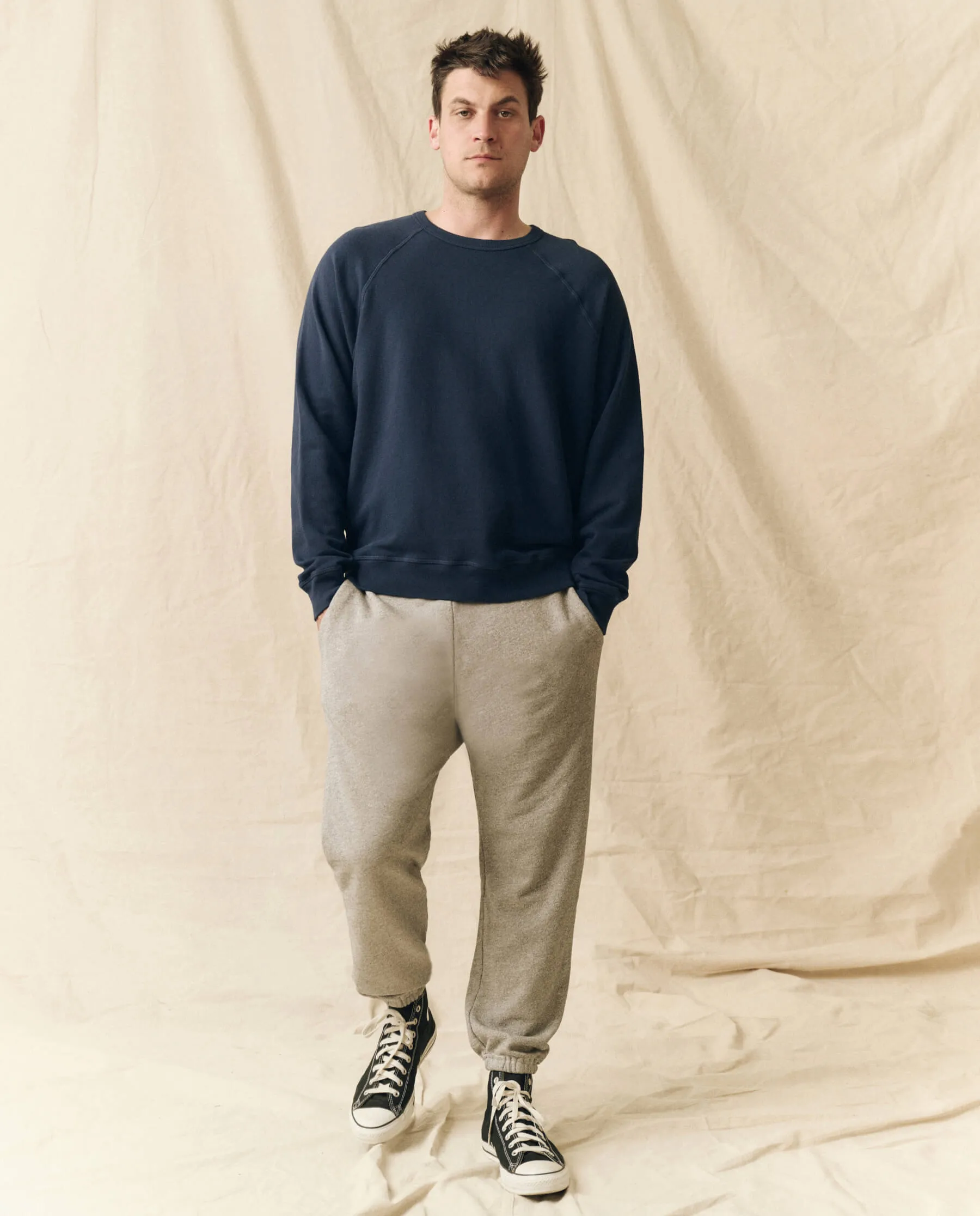 The Men's College Sweatshirt. -- True Navy