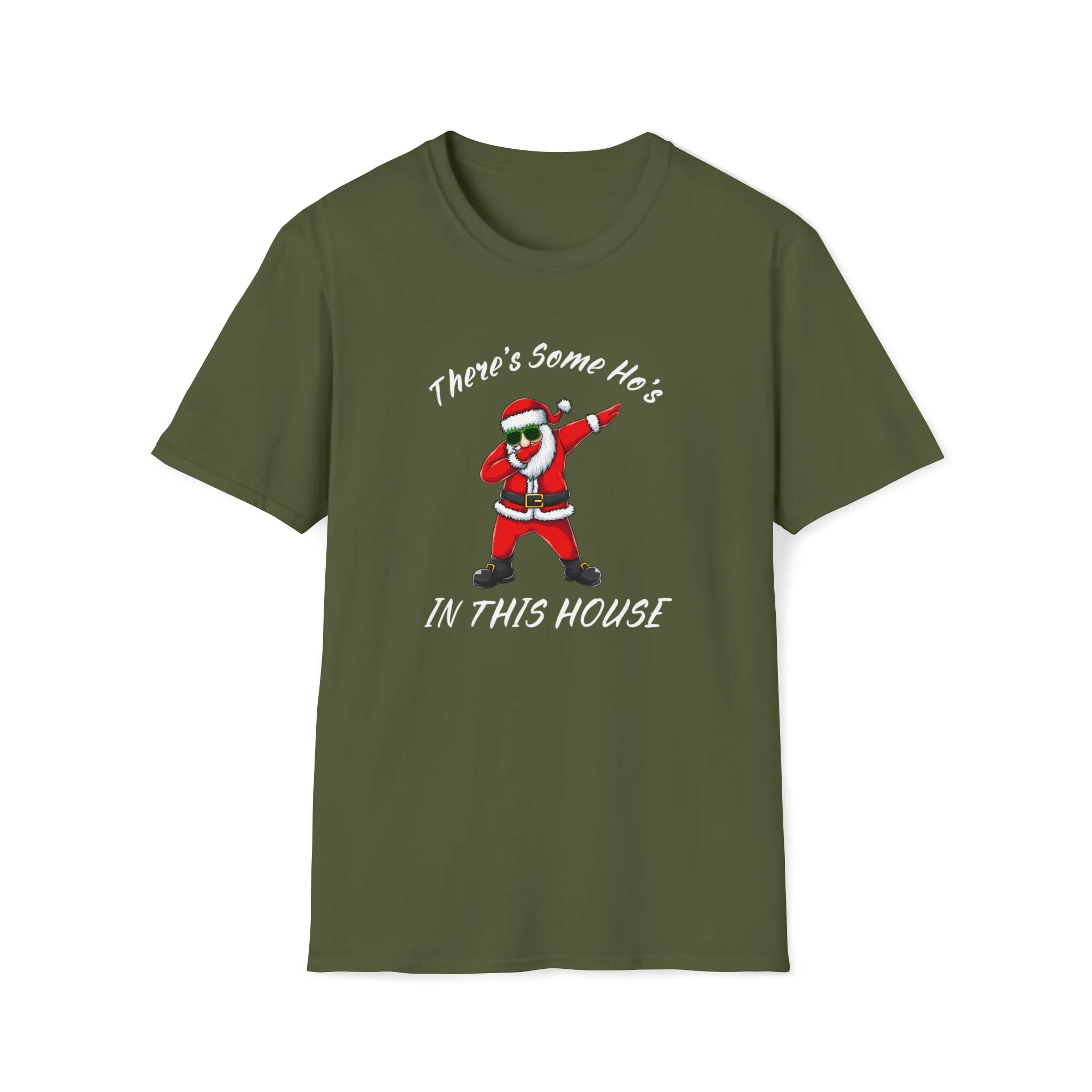 There's Some Ho's In The House, Christmas Shirt, Christmas Costume, Santa Tee, Christmas Gingerbread, Xmas Pajama Shirt, Christmas Gift
