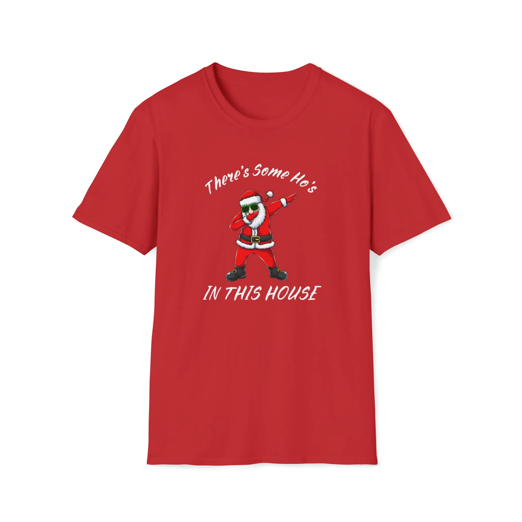 There's Some Ho's In The House, Christmas Shirt, Christmas Costume, Santa Tee, Christmas Gingerbread, Xmas Pajama Shirt, Christmas Gift