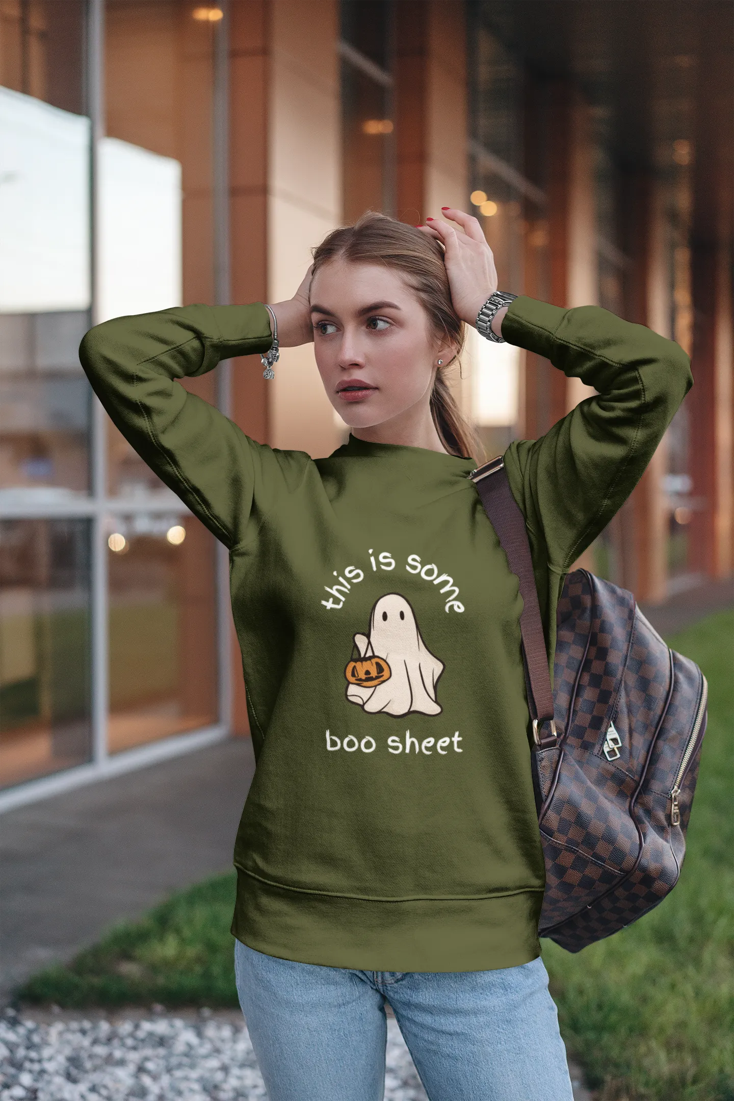 This Is Some Boo Sheet Sweatshirt, Halloween Sweatshirt, Retro Halloween Kids Shirt, Ghost Shirt,Boo Sheet Shirt,Funny Halloween Ghost Shirt