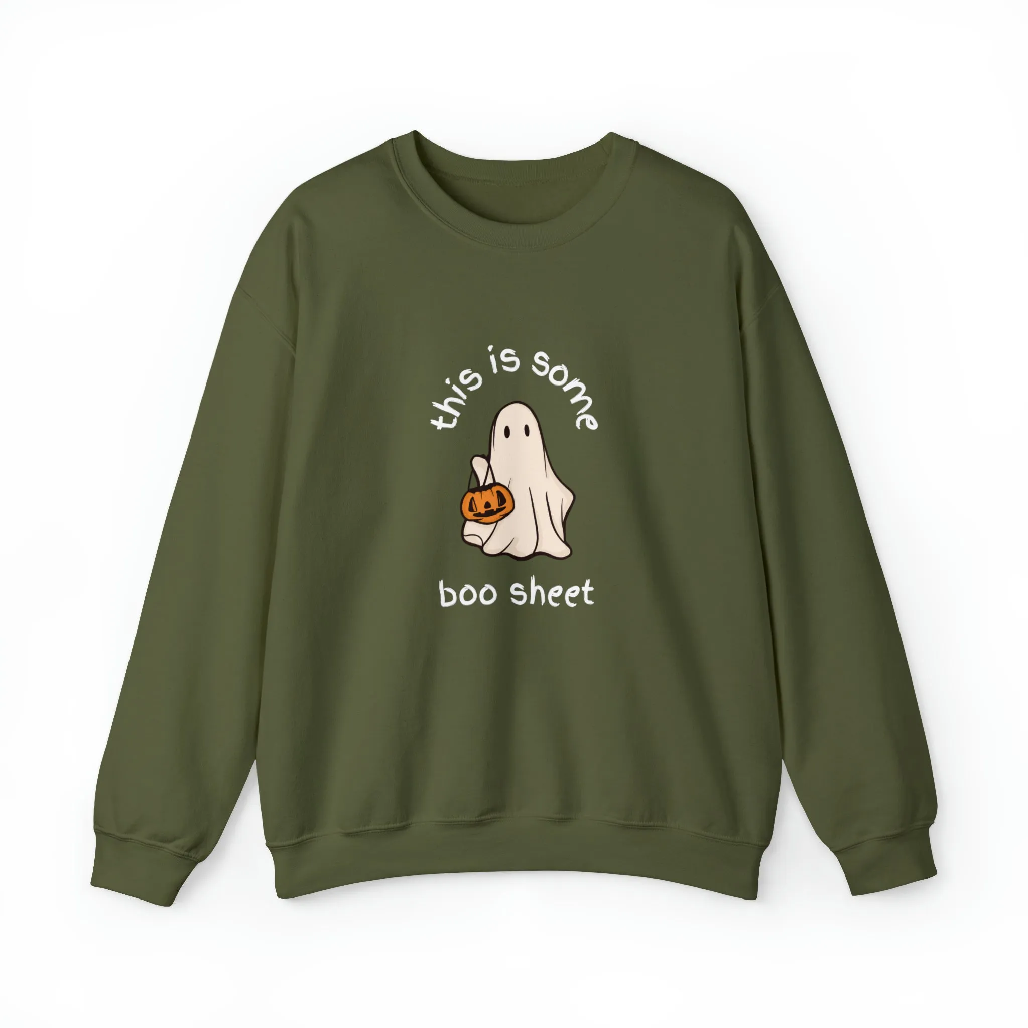 This Is Some Boo Sheet Sweatshirt, Halloween Sweatshirt, Retro Halloween Kids Shirt, Ghost Shirt,Boo Sheet Shirt,Funny Halloween Ghost Shirt