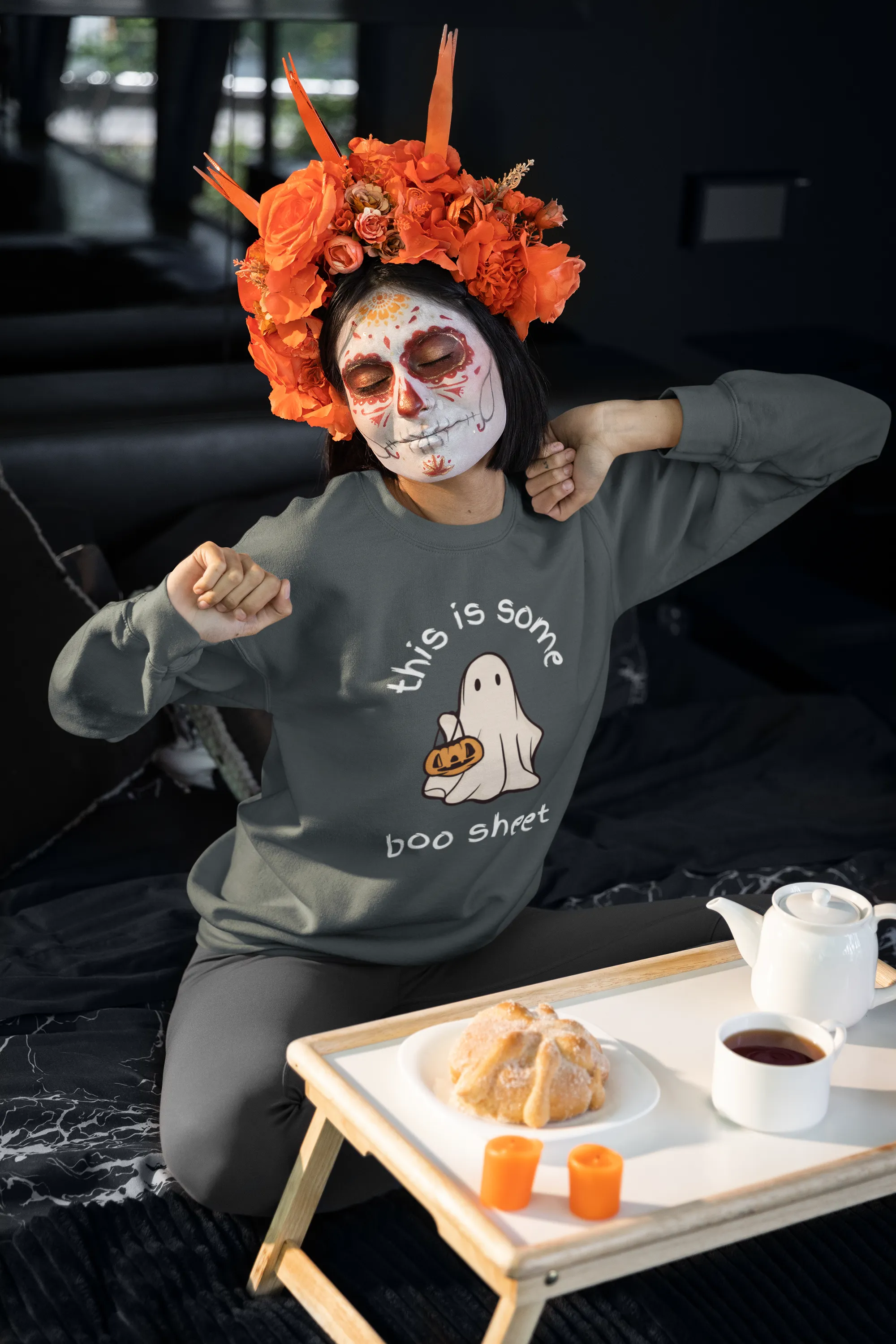 This Is Some Boo Sheet Sweatshirt, Halloween Sweatshirt, Retro Halloween Kids Shirt, Ghost Shirt,Boo Sheet Shirt,Funny Halloween Ghost Shirt
