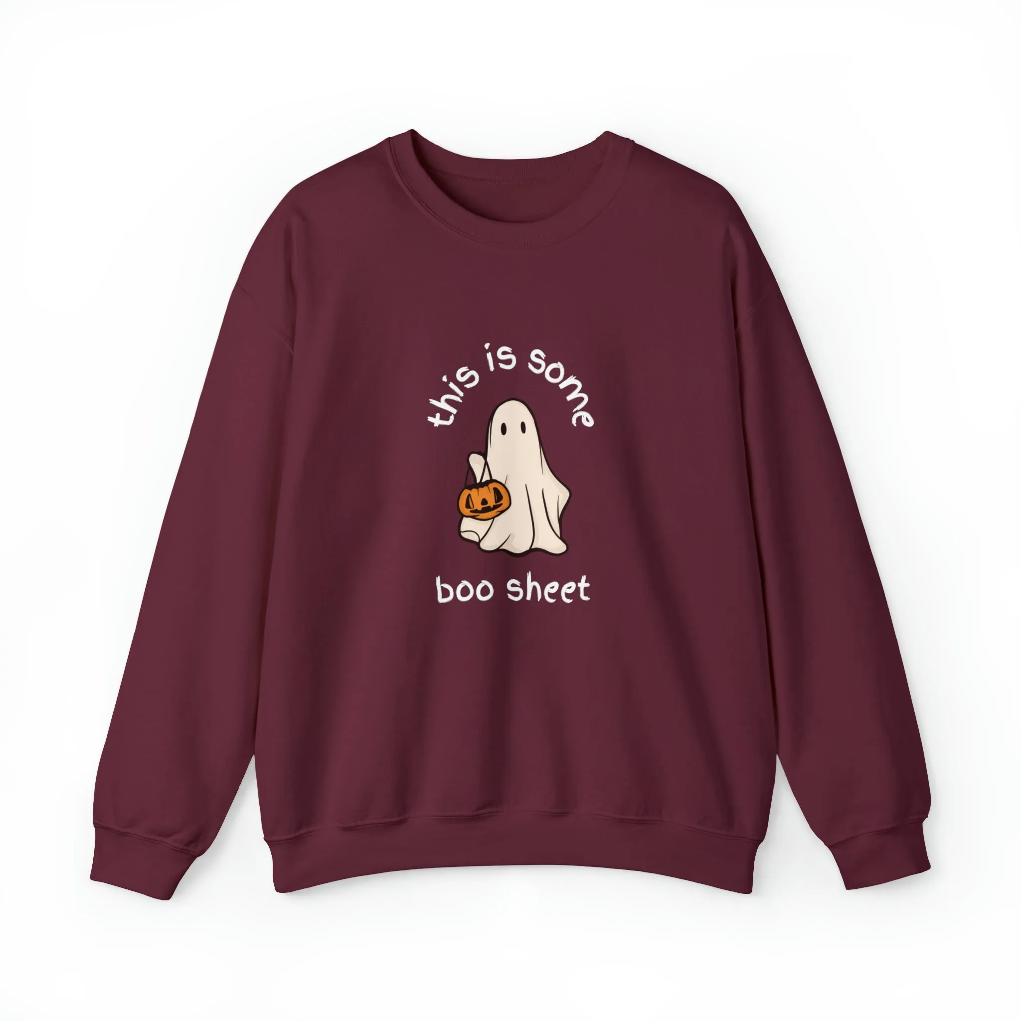 This Is Some Boo Sheet Sweatshirt, Halloween Sweatshirt, Retro Halloween Kids Shirt, Ghost Shirt,Boo Sheet Shirt,Funny Halloween Ghost Shirt