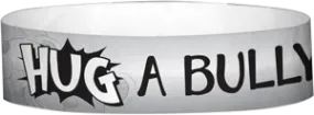 Tyvek® 3/4" x 10" Hug A Bully pattern wristbands