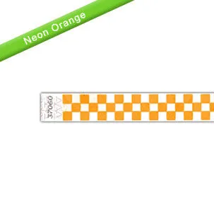 Tyvek Checker Pattern  Wristbands - Free Shipping!