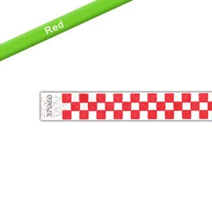 Tyvek Checker Pattern  Wristbands - Free Shipping!