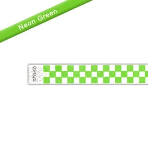 Tyvek Checker Pattern  Wristbands - Free Shipping!