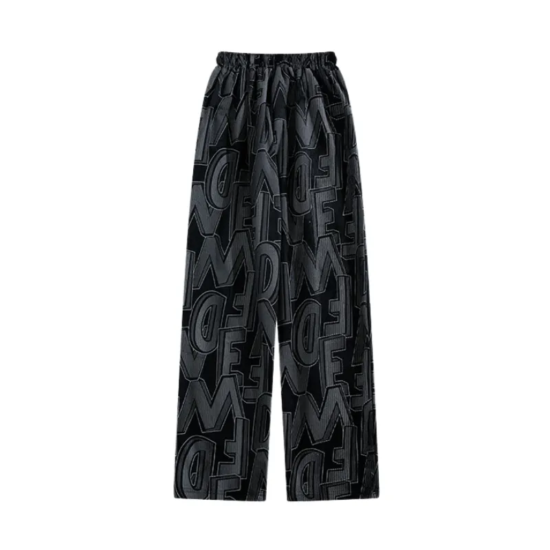 Urban Letter Embroidery Sweatpants