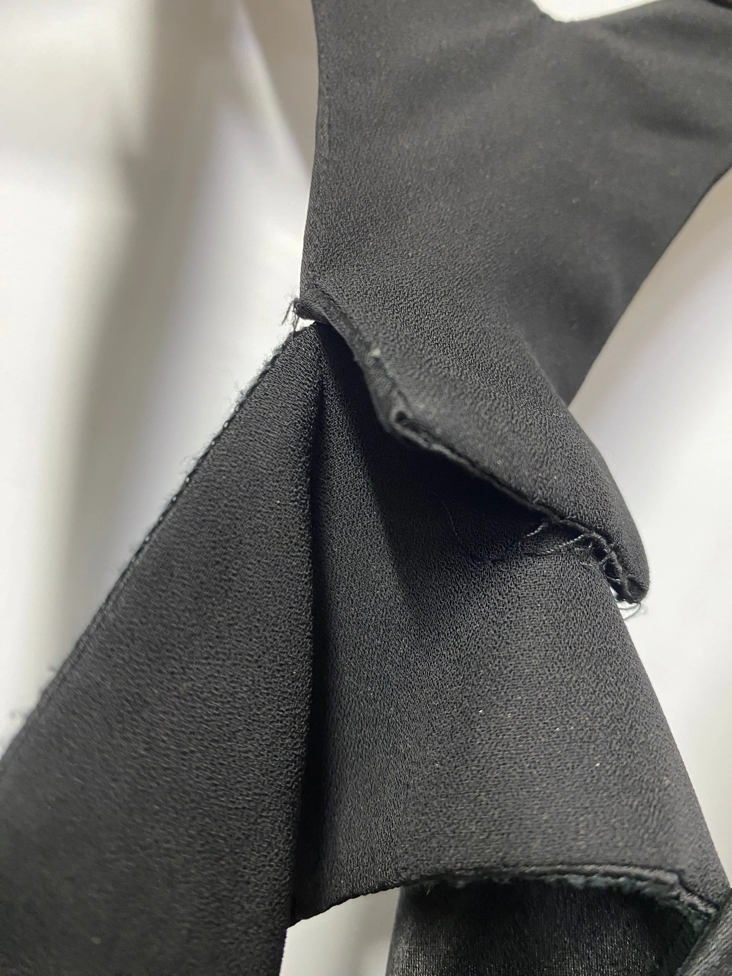 Vintage Armani Y2K Black Silk Racer Back Top IT 46/14