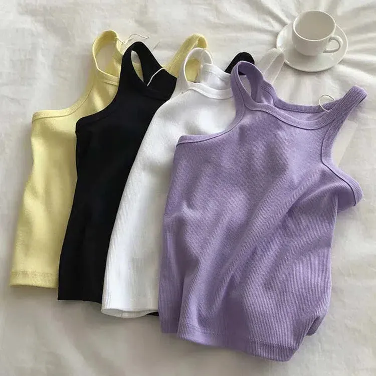 Women Tank Tops Sexy Cropped Top for Summer Style