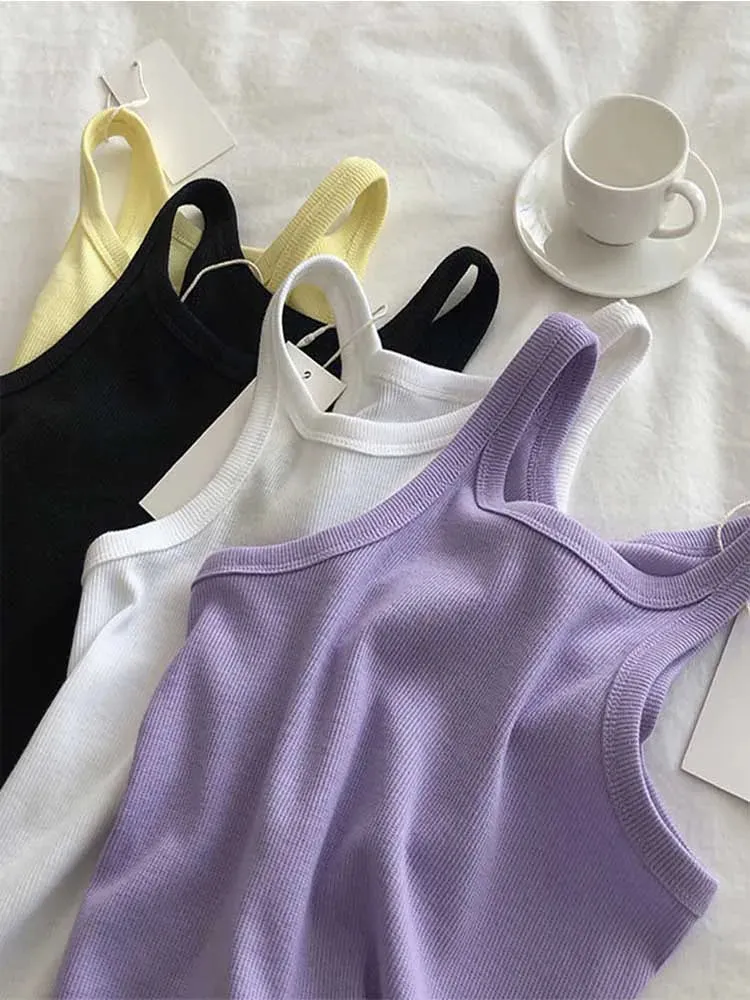 Women Tank Tops Sexy Cropped Top for Summer Style