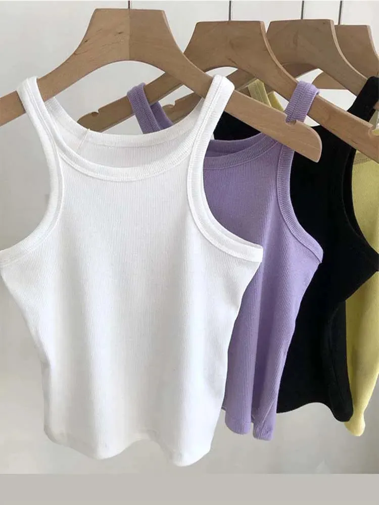 Women Tank Tops Sexy Cropped Top for Summer Style