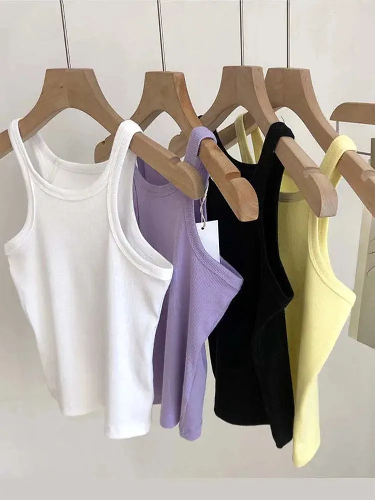Women Tank Tops Sexy Cropped Top for Summer Style