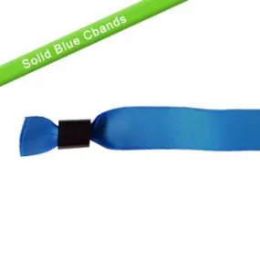 Woven Cloth Wristbands | Blue