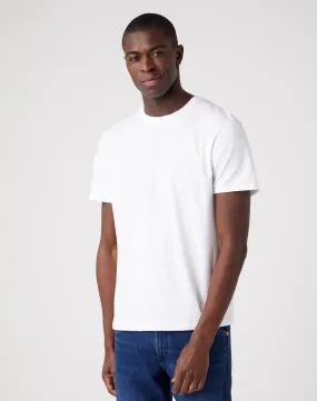 Wrangler Men's 2 Pack T-Shirt In White