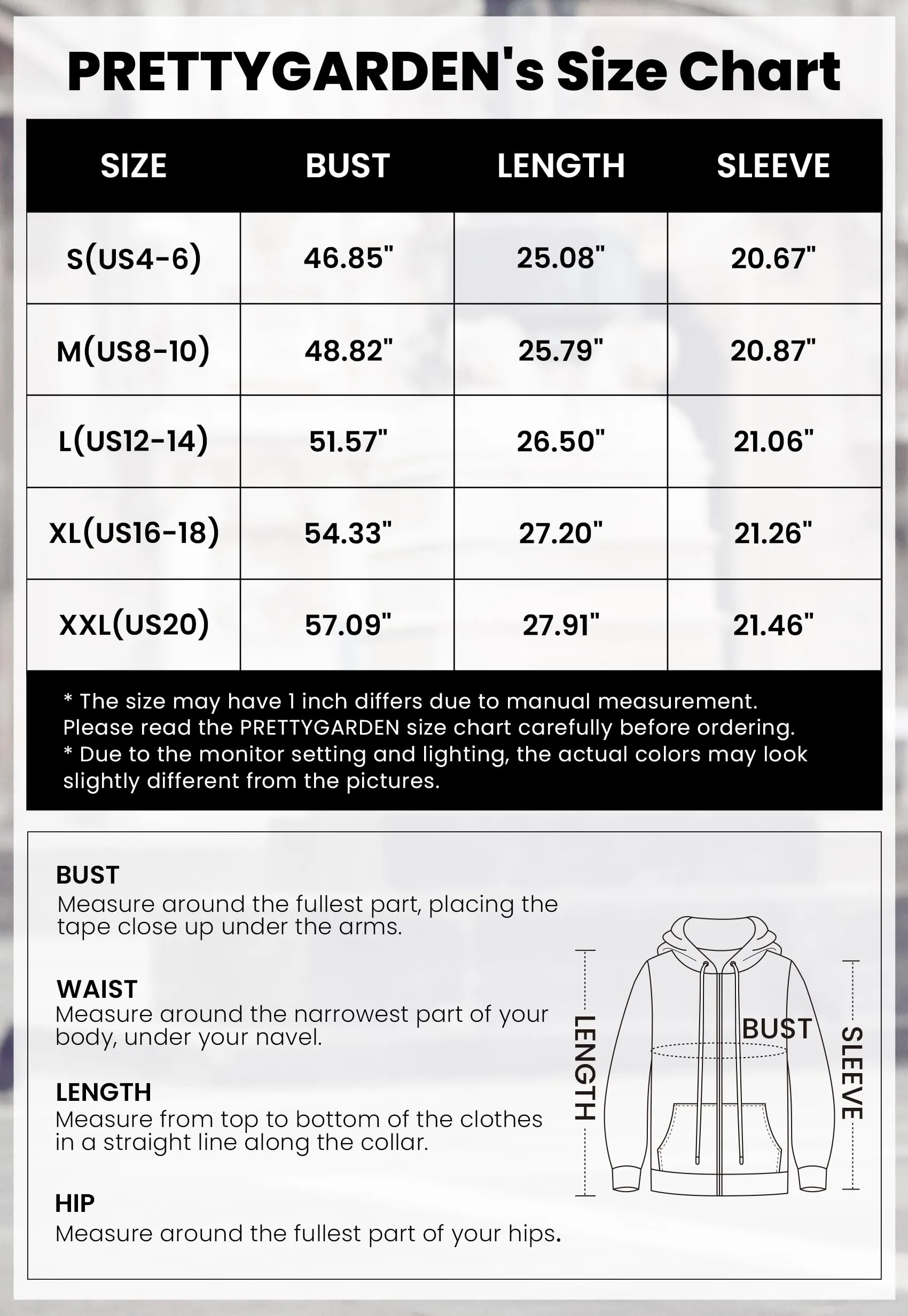 Y2K Zip Up Hoodie Long Sleeve Loose Fit Pockets Casual Sweatshirt