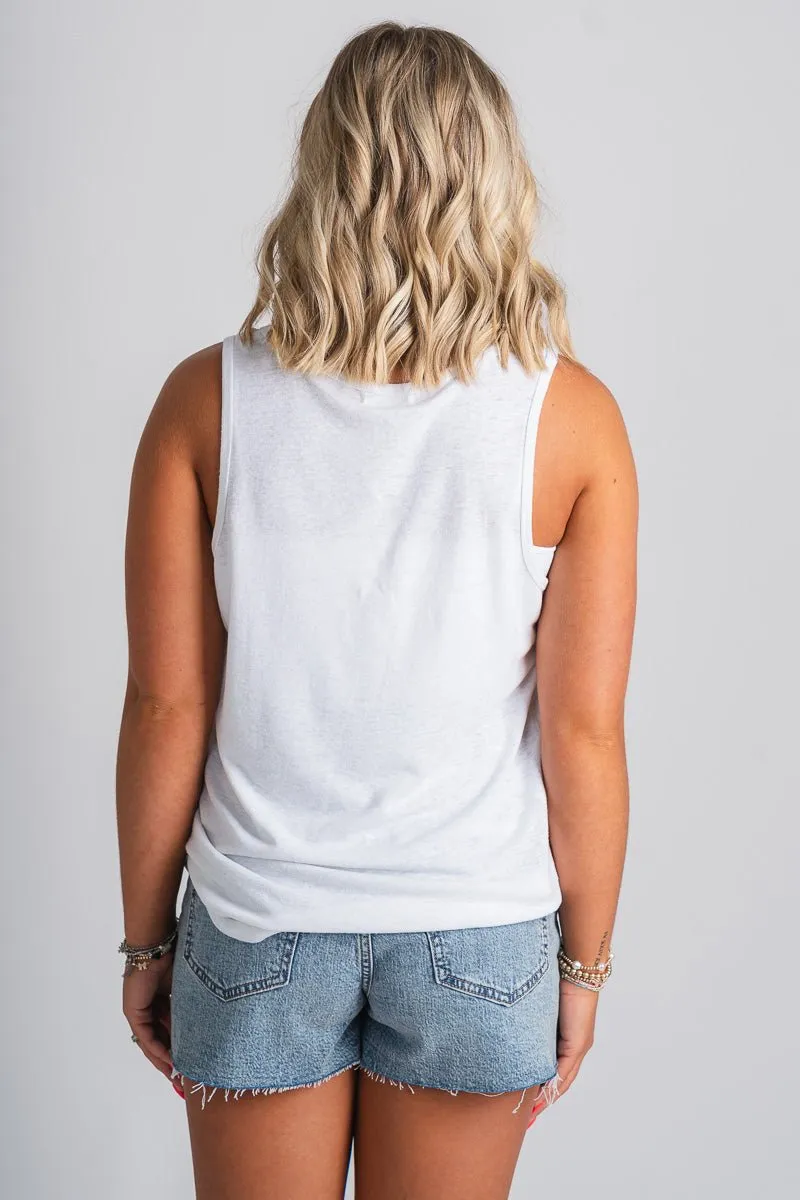 Z Supply Pamino tank top white