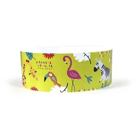 Zoo Friends | Full Color Tyvek Wristbands