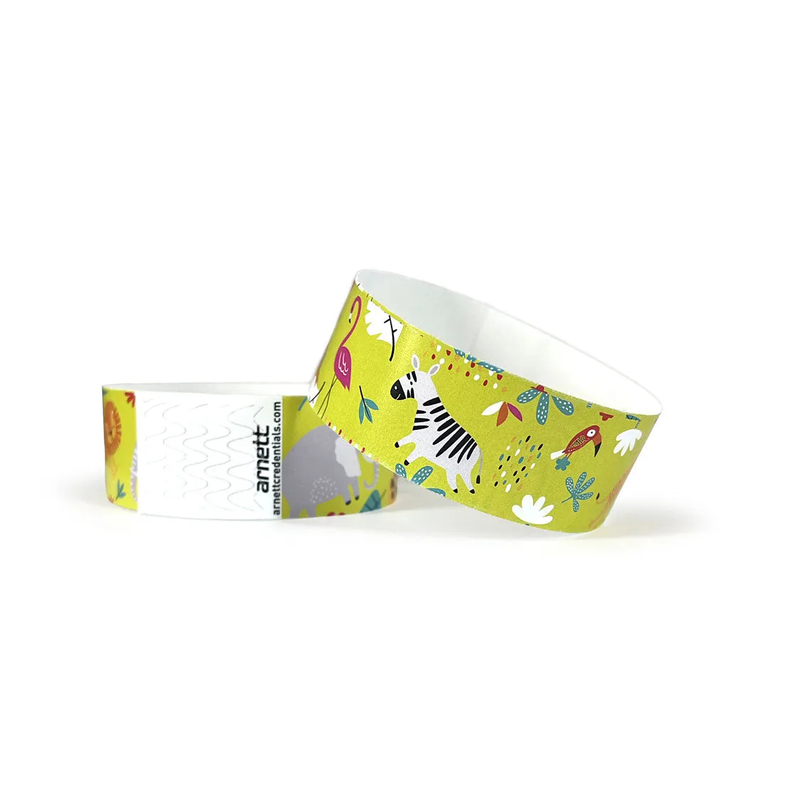Zoo Friends | Full Color Tyvek Wristbands